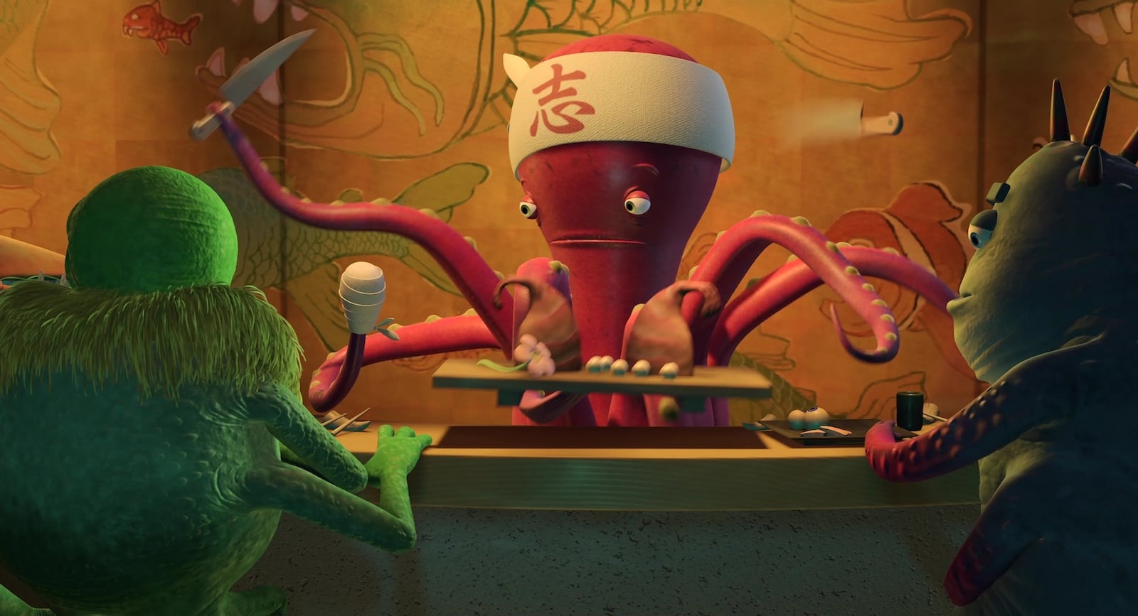 Octopus - Harryhausen's Monsters Inc restaurant