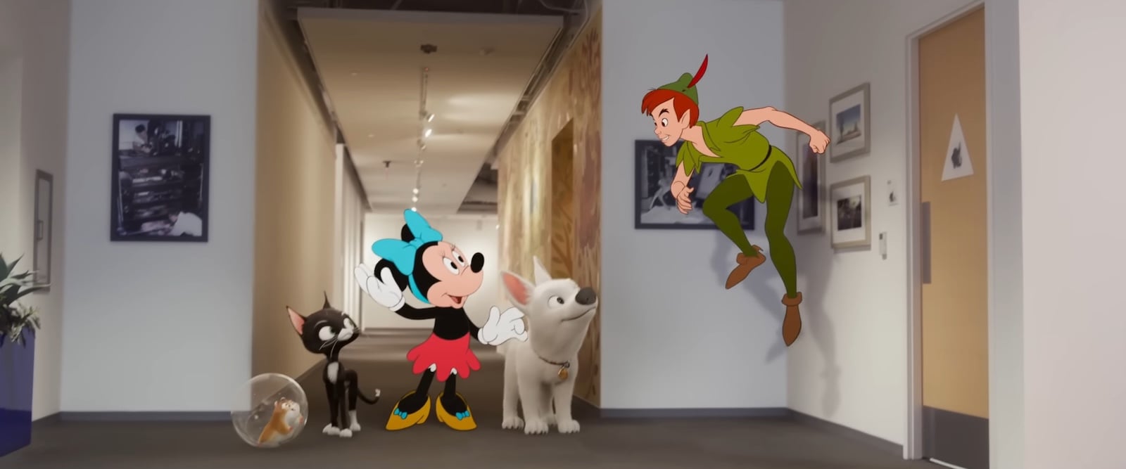 Rhino, Mittens, Minnie Mouse, Peter Pan