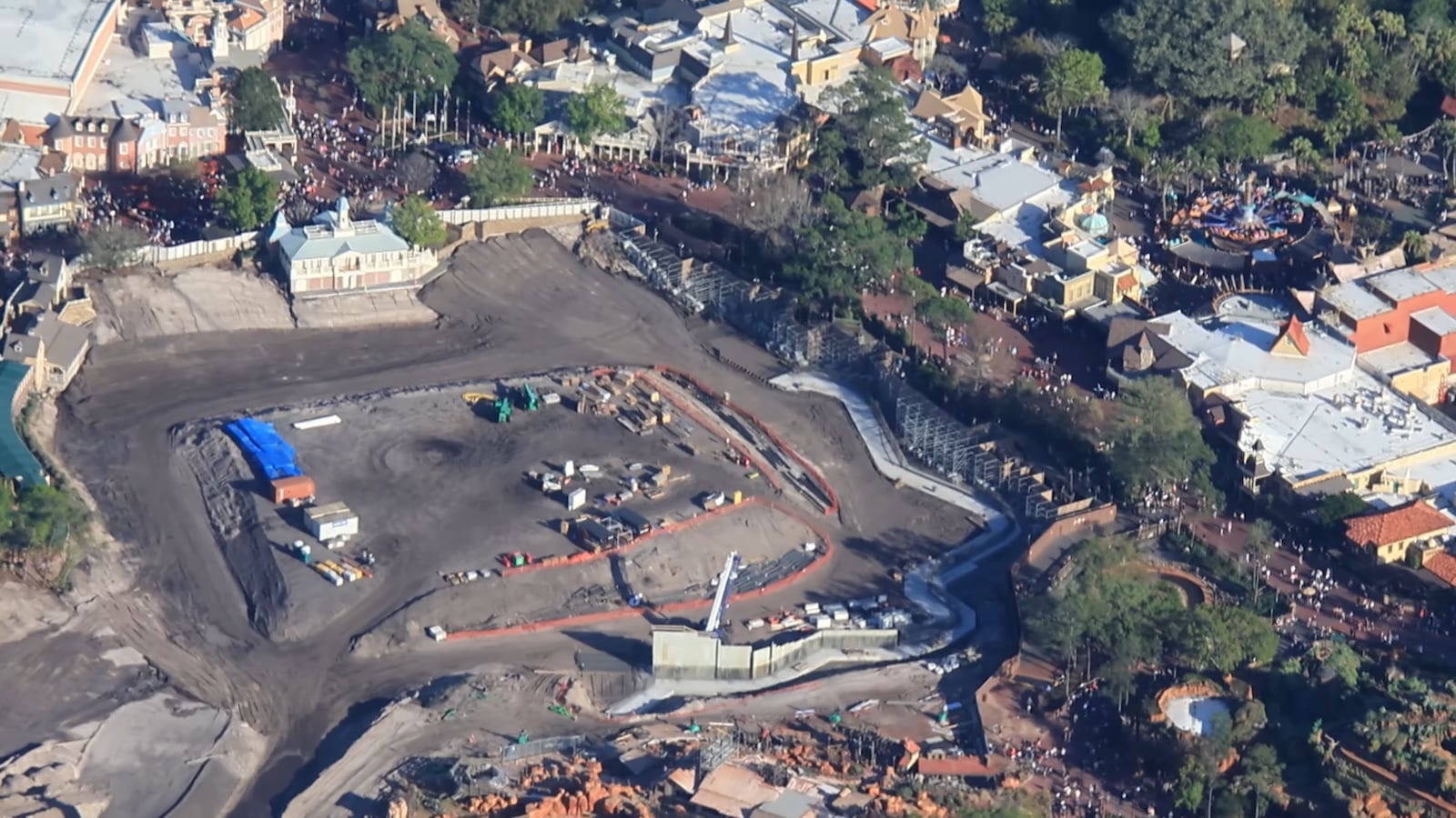 Magic Kingdom construction