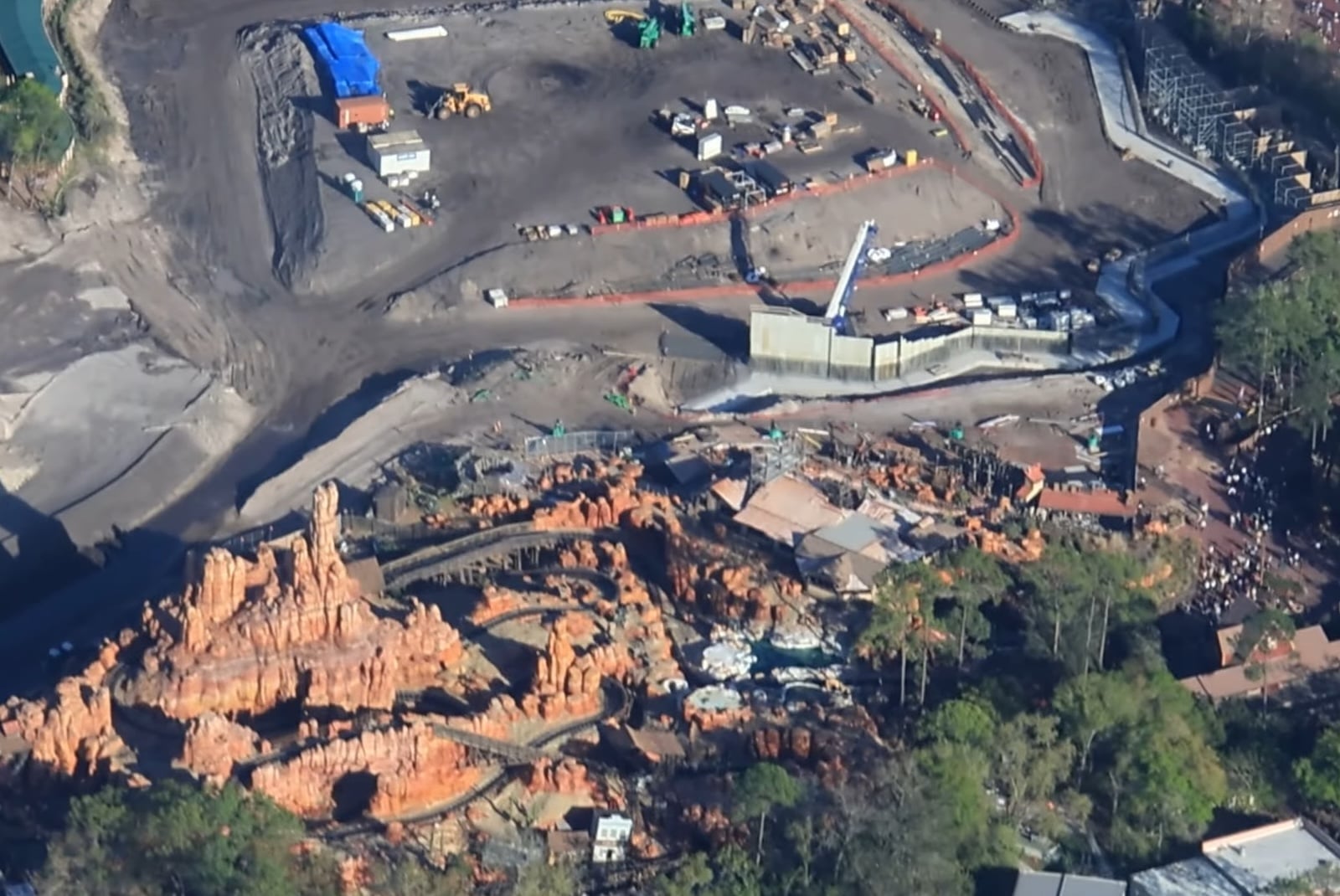 Magic Kingdom construction