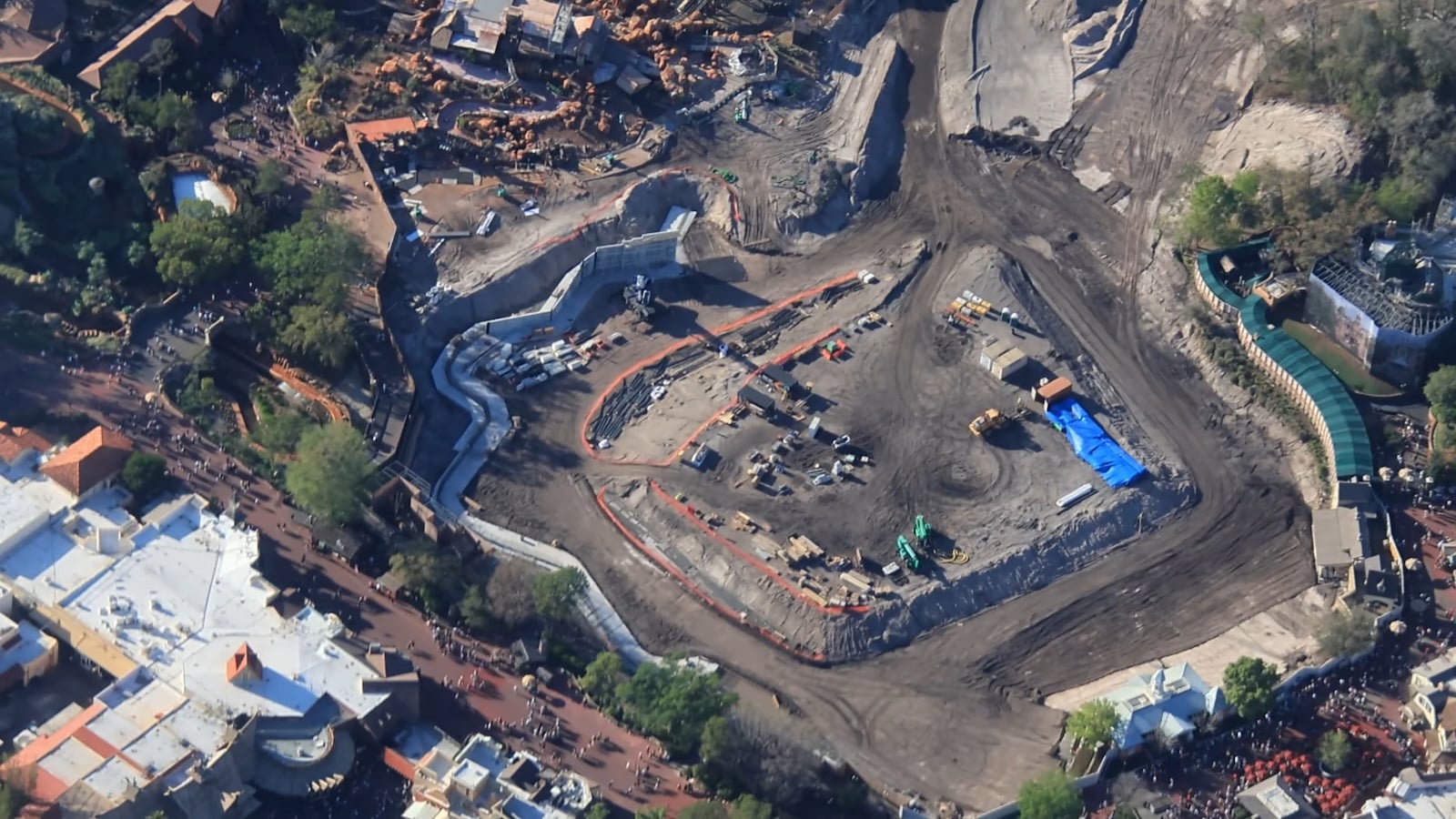 Magic Kingdom construction