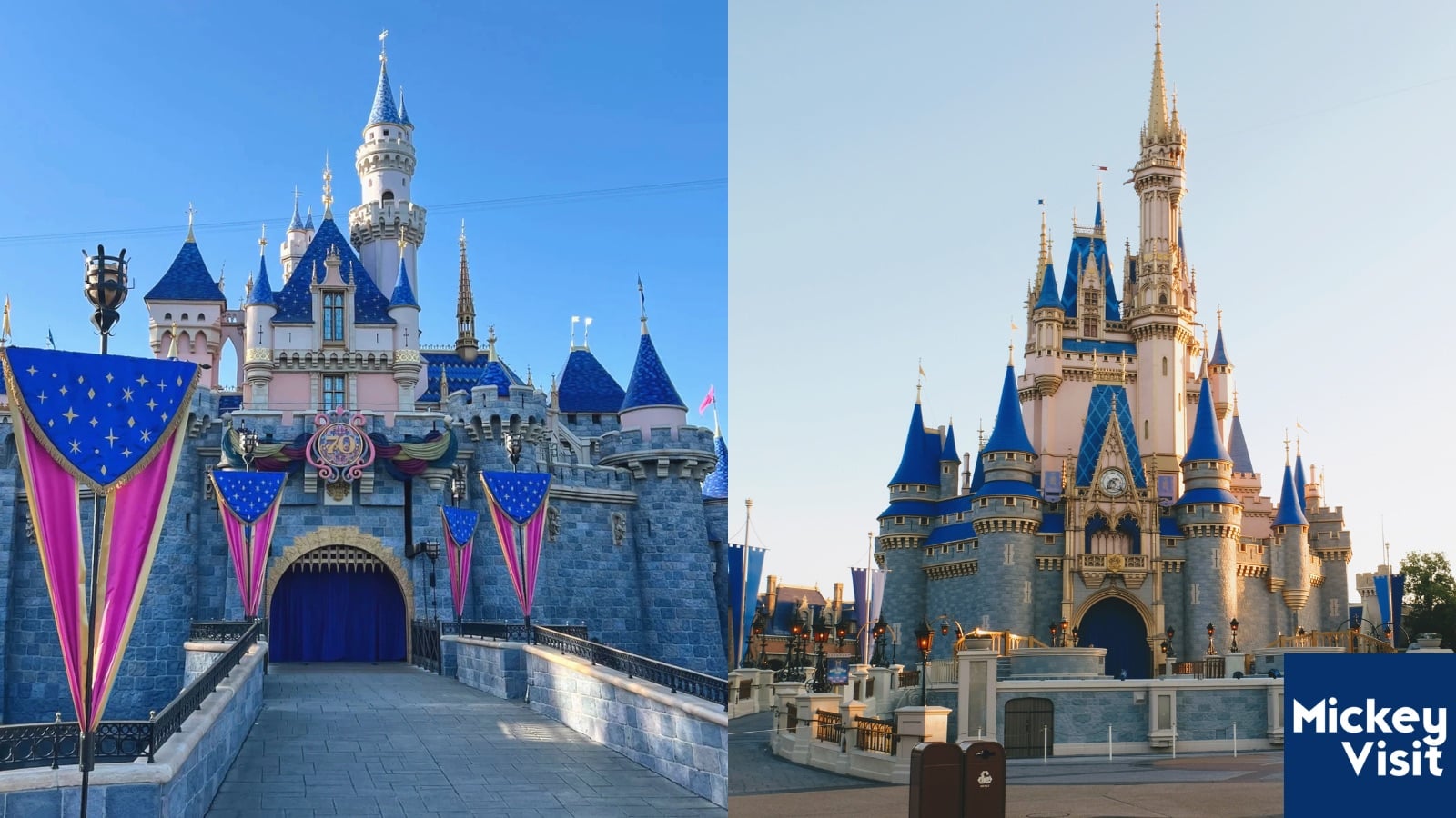 Disneyland, Disney World castles