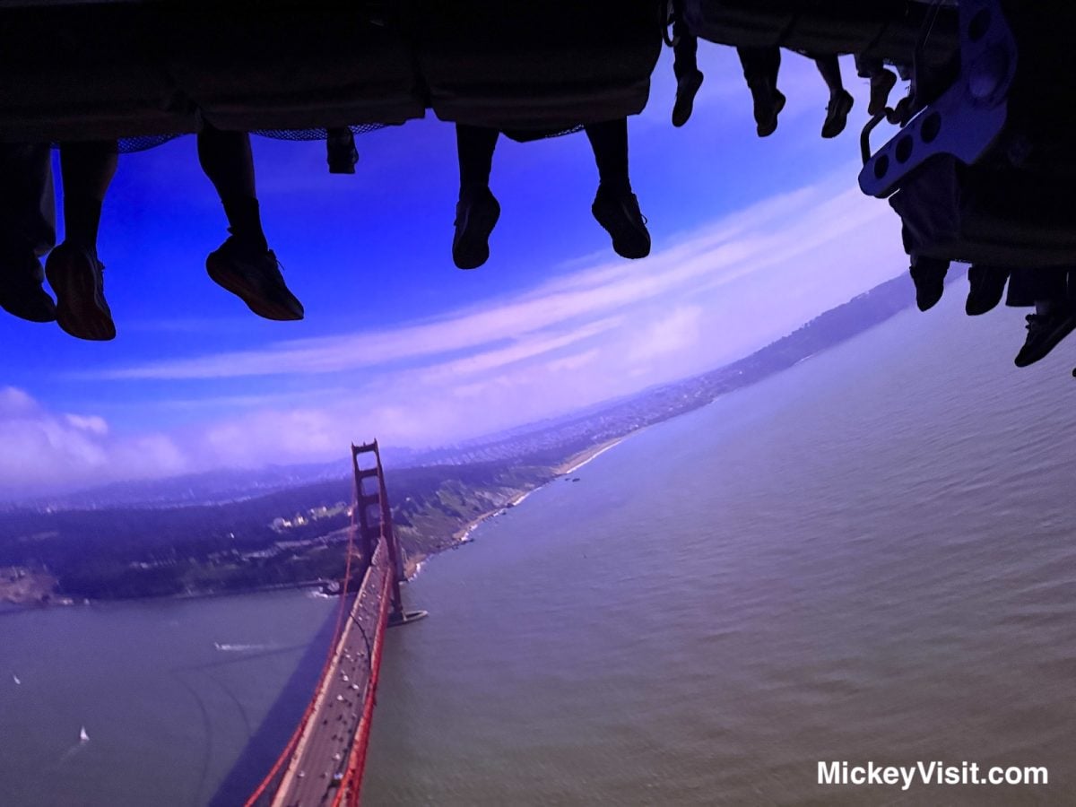 Soarin' Over California Golden Gate Bridge