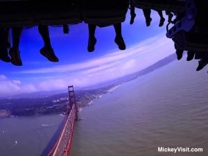 Soarin' Over California Golden Gate Bridge