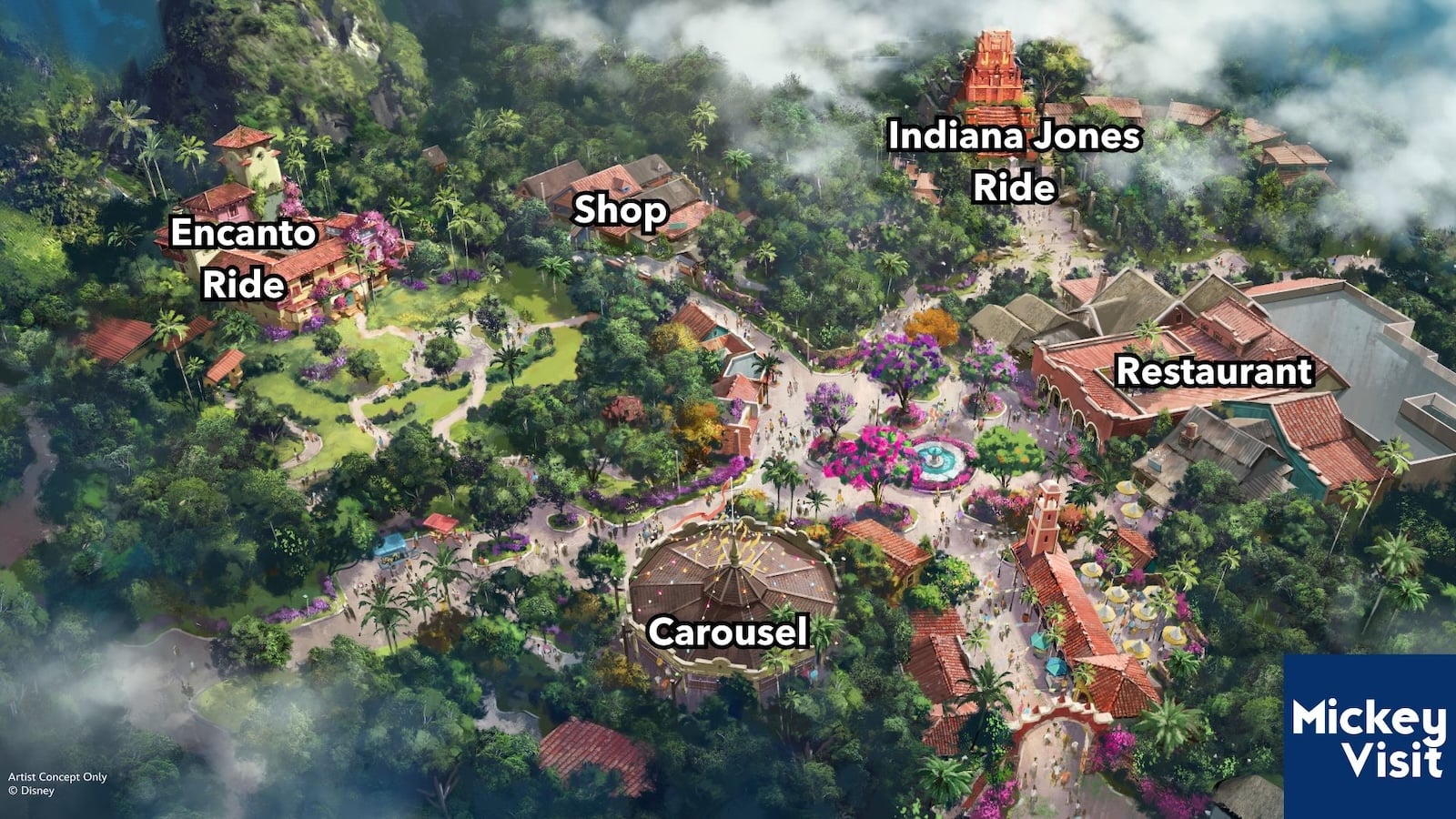 Tropical Americas map