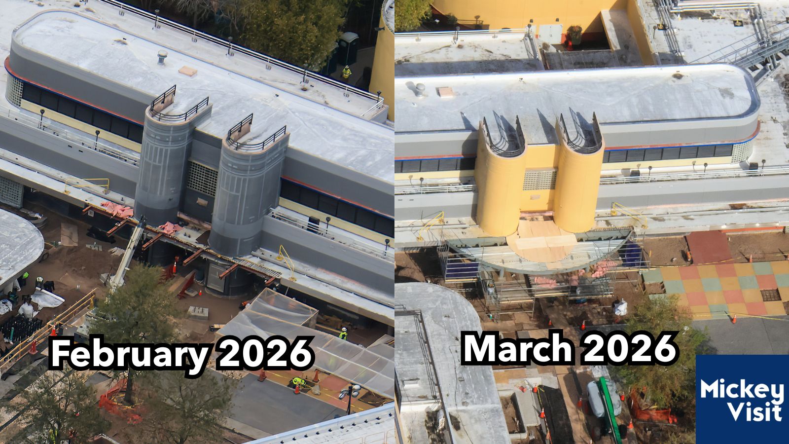 Walt Disney Studios construction