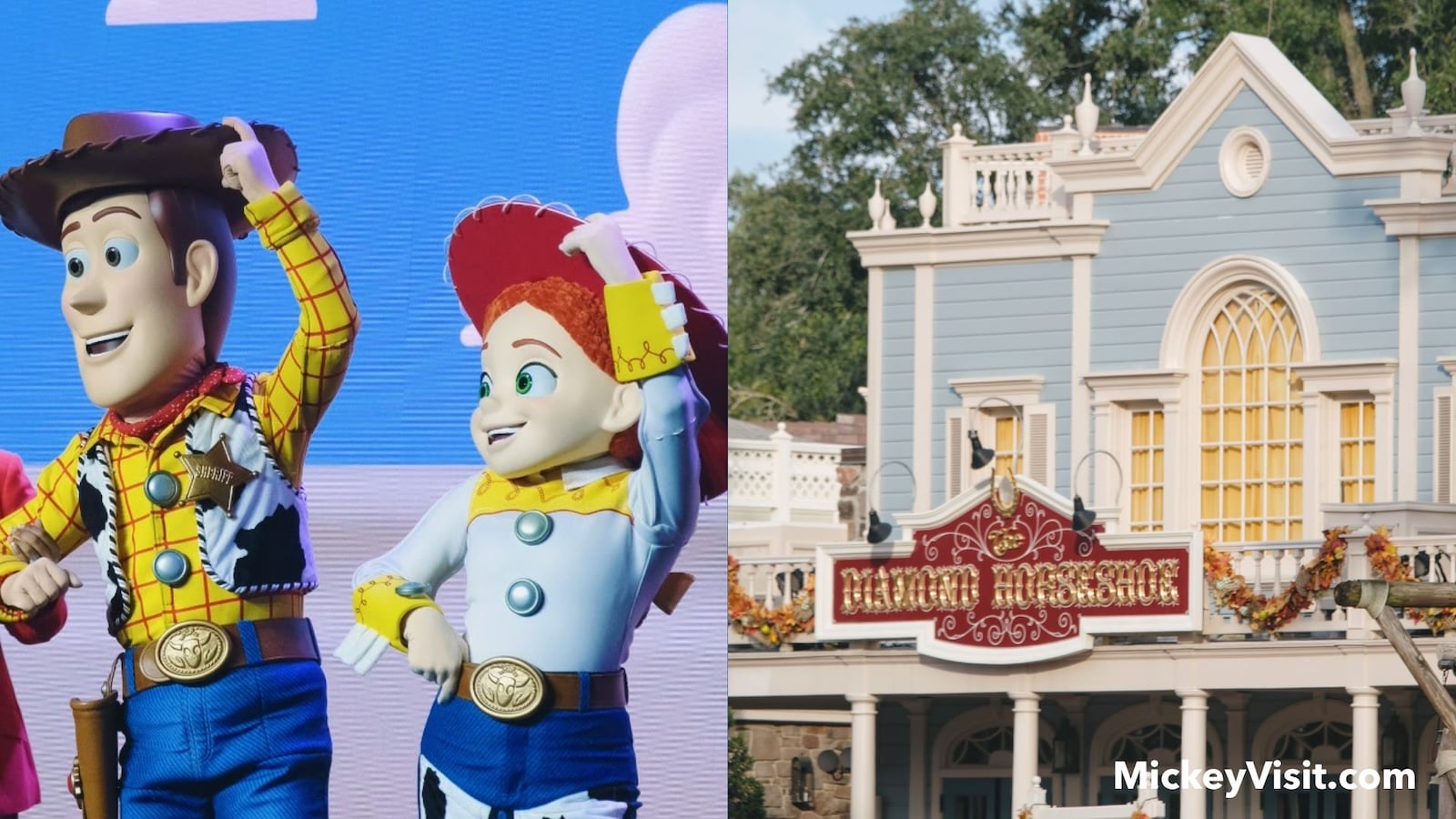 Woody and Jessie from Toy Story