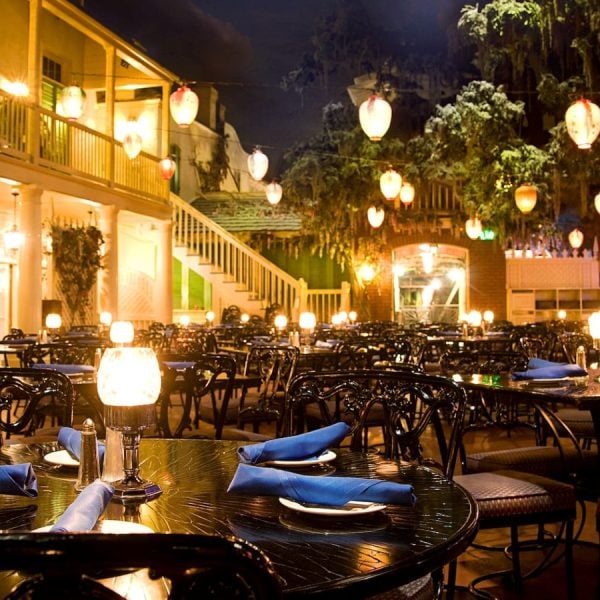 Interior of Blue Bayou Restaurant