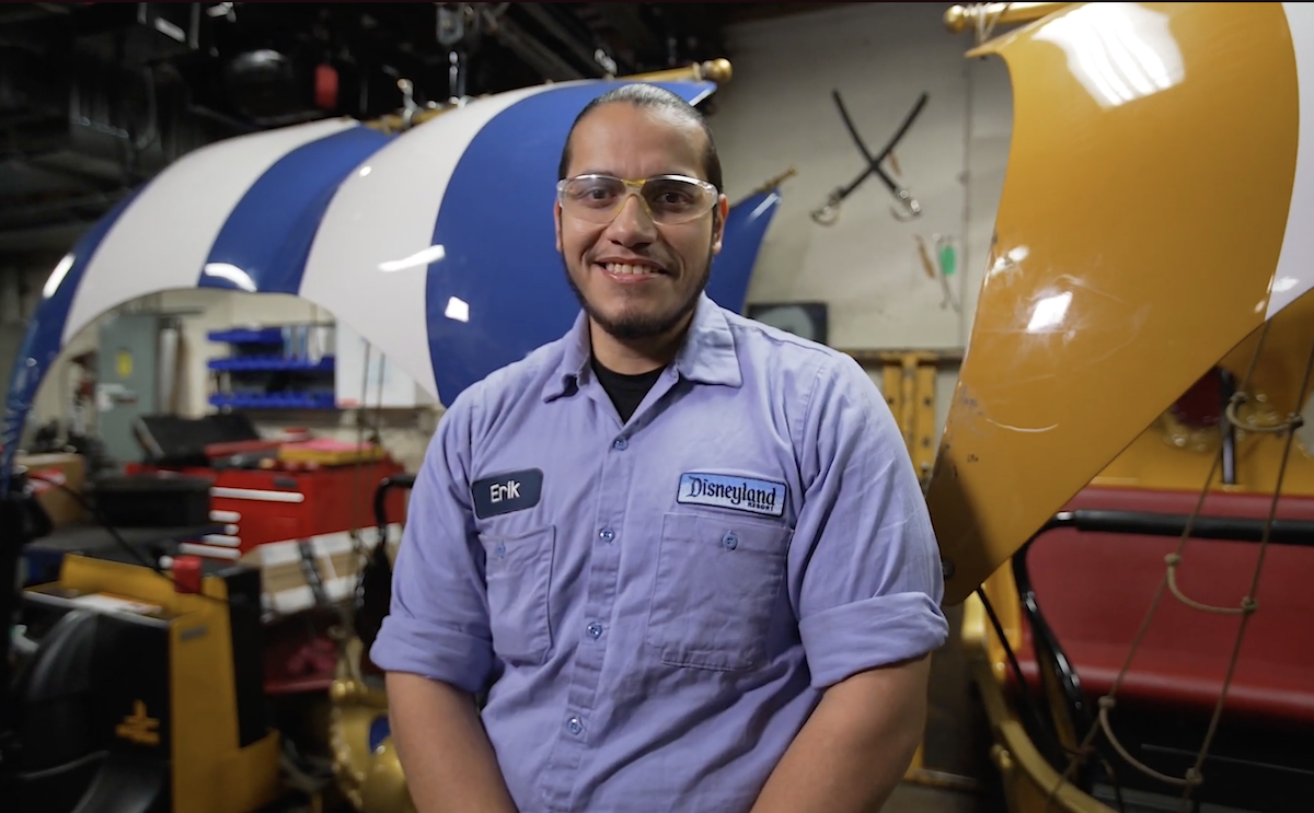 disneyland ride vehicle maintanence