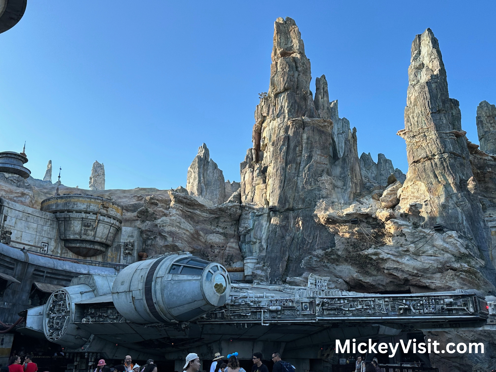 Outside of Millennium Falcon: Smugglers Run