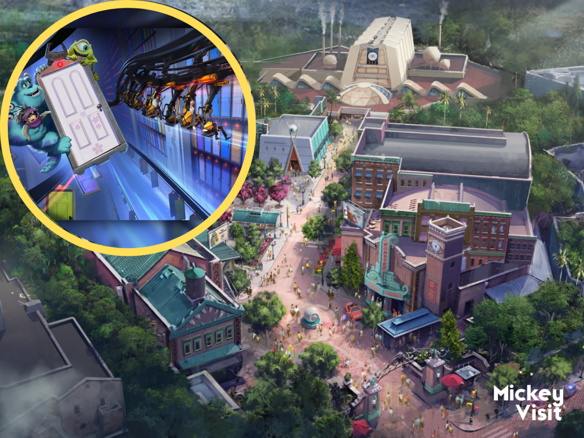 Monters Inc. land concept art Hollywood Studios