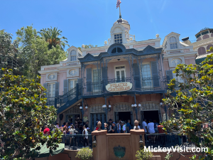 The outside marquee for Pirates of the Caribbean