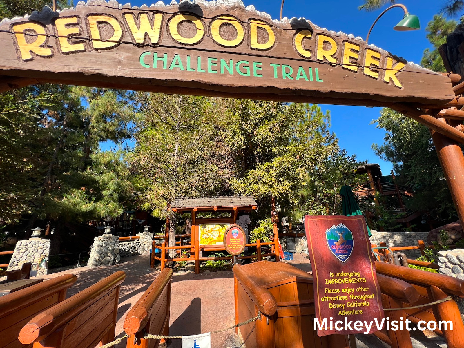 Sign for the Redwood Creek Challenge Trail