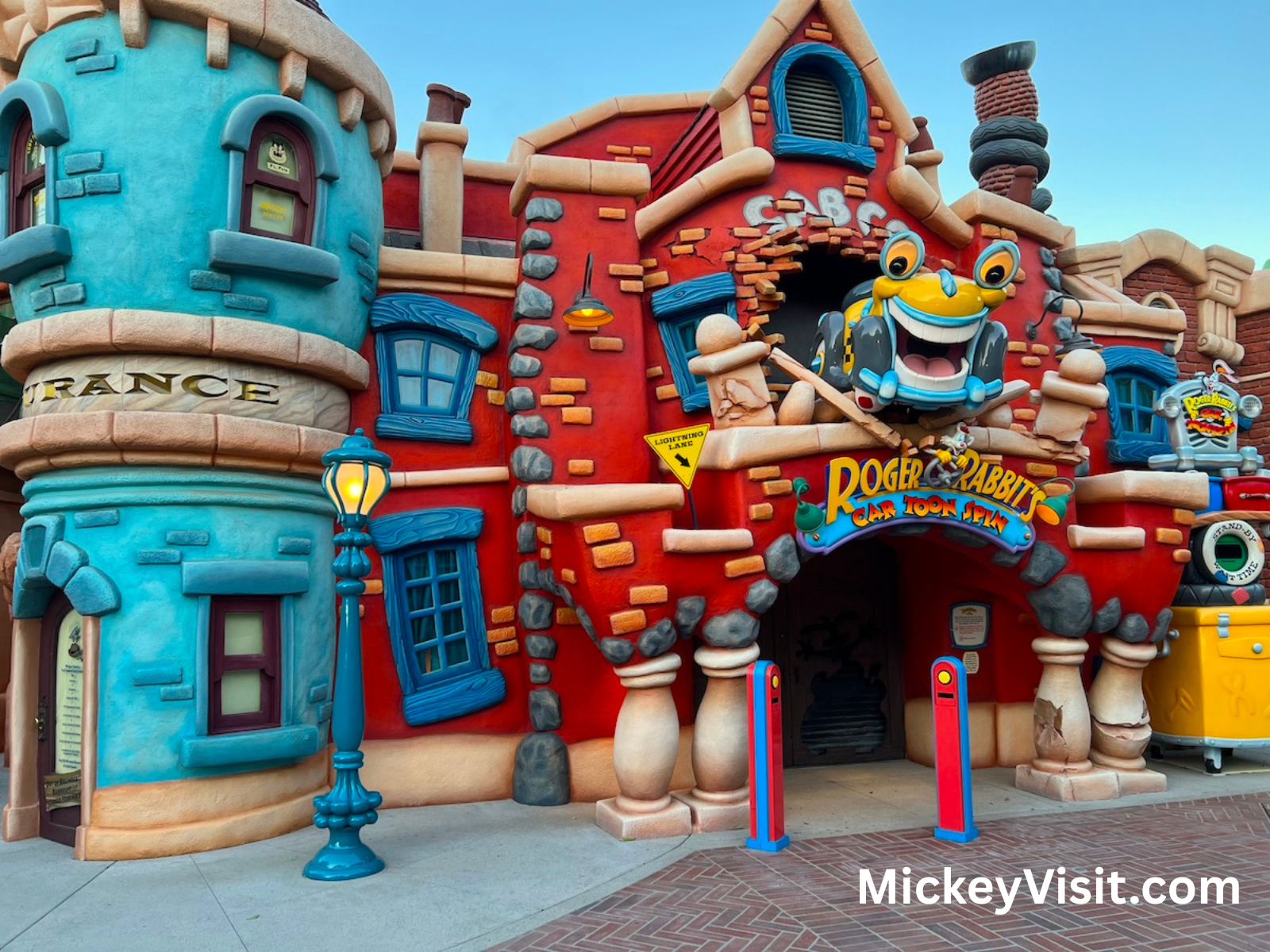 Exterior of Roger Rabbit's Car Toon Spin at Disneyland