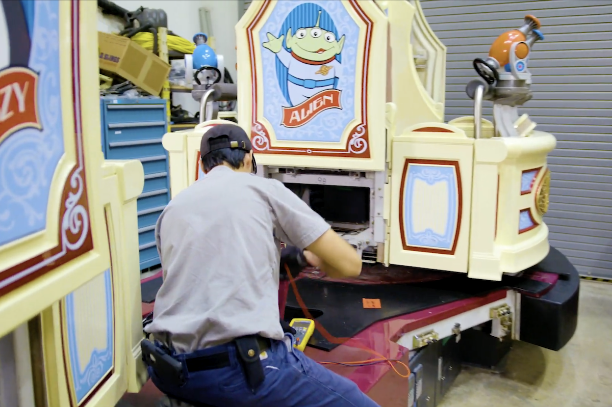 toy story ride maintenance