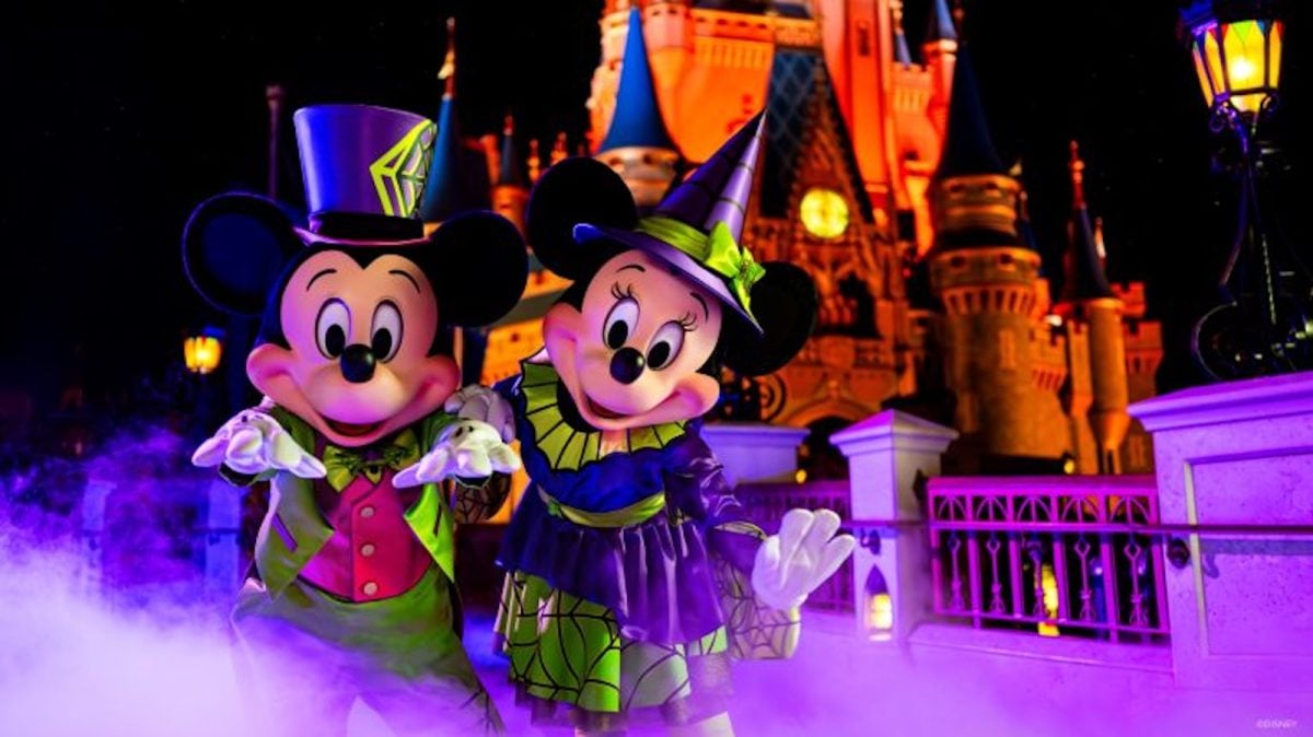 Mickey and Minnie Halloween party Disney World