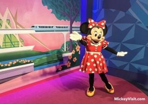 Minnie meet and greet photo