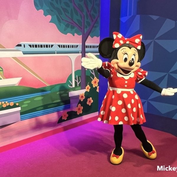 Minnie meet and greet photo