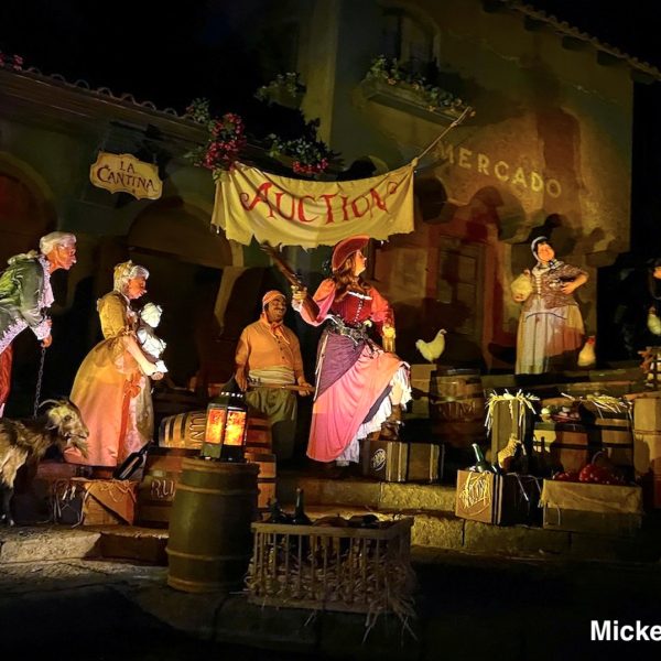 Disney Pirates of the Caribbean auction scene