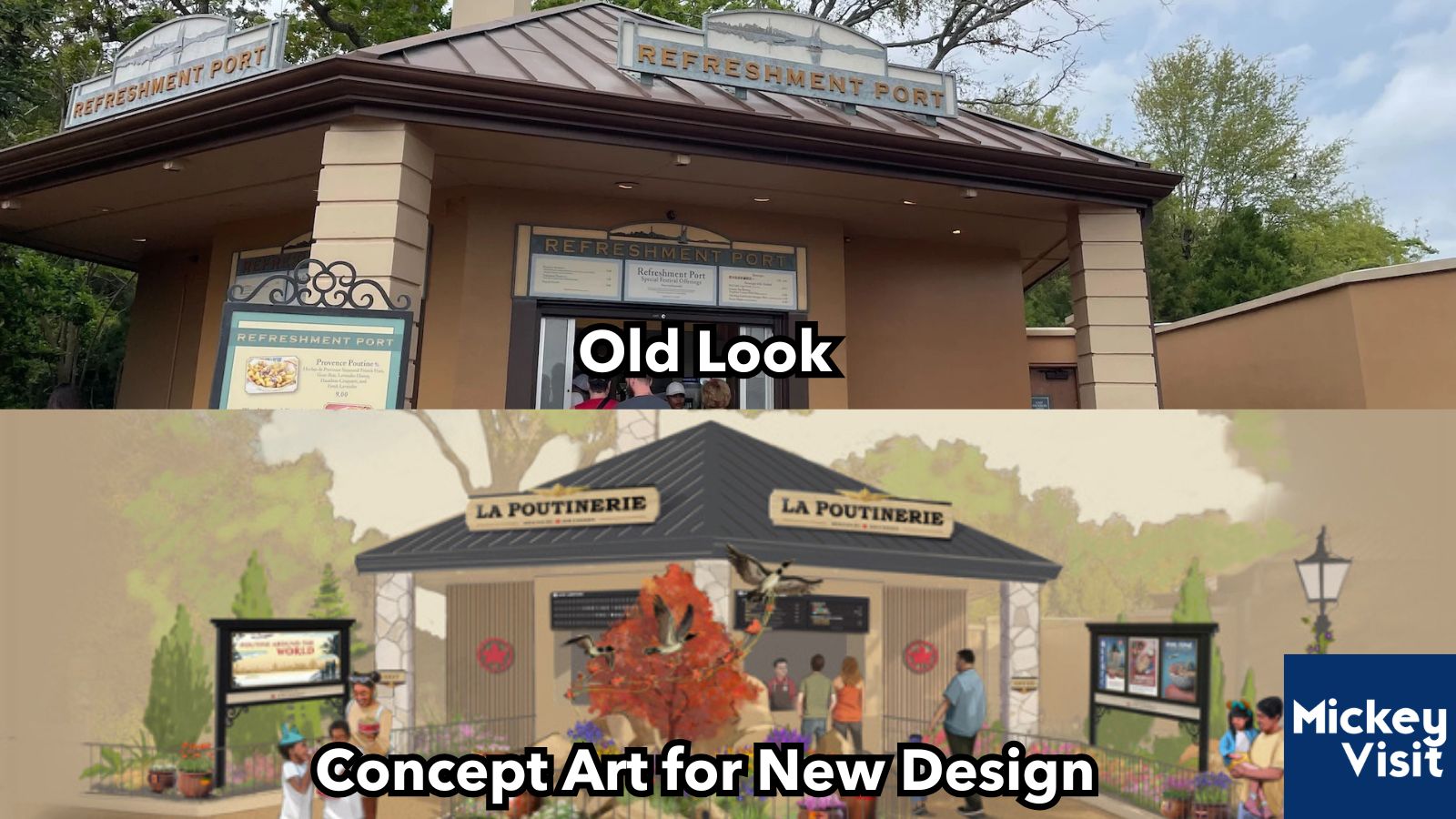 La Poutinerie before and after