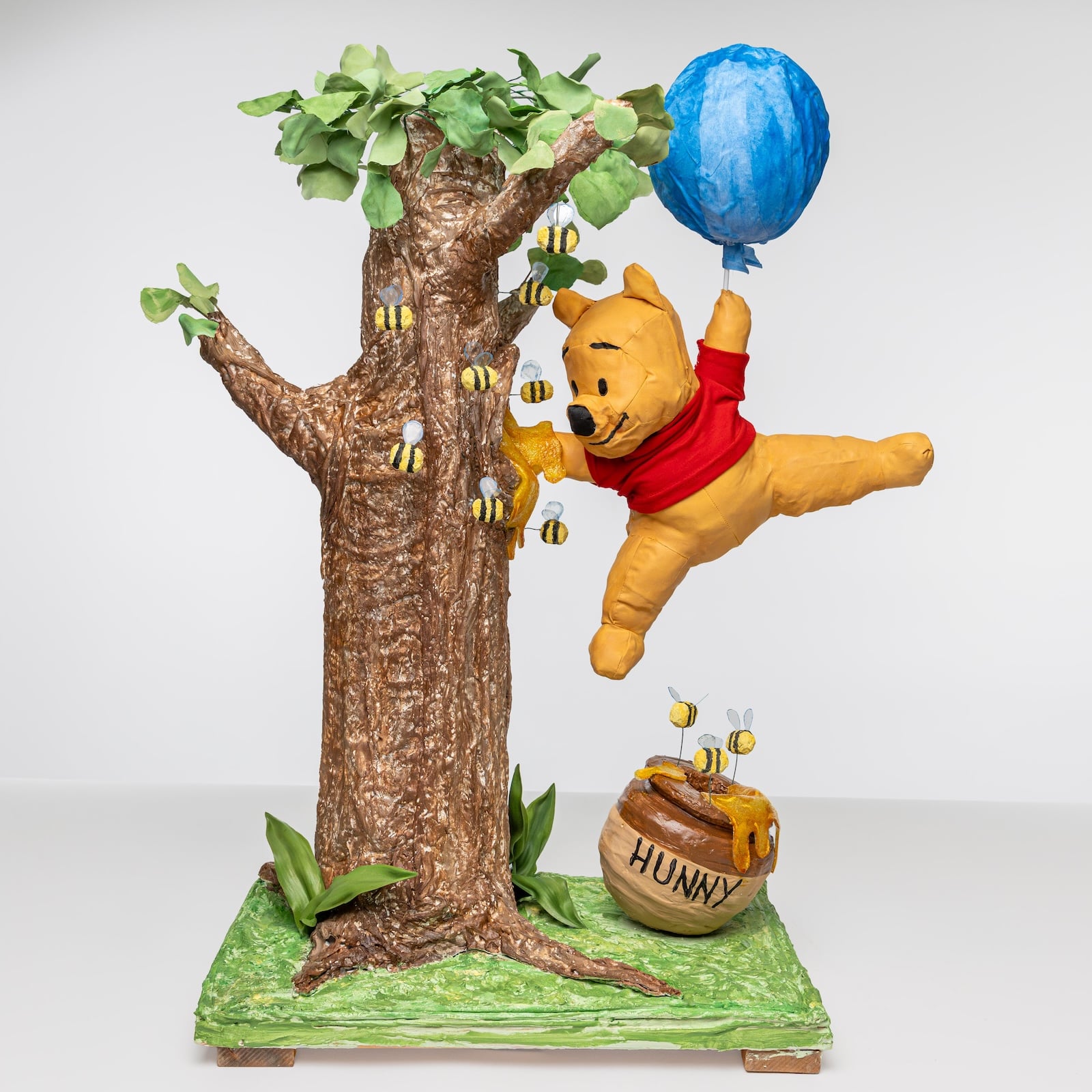 Winnie the Pooh recycled art