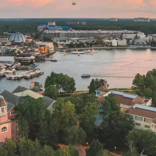 saratoga springs view toward disney springs