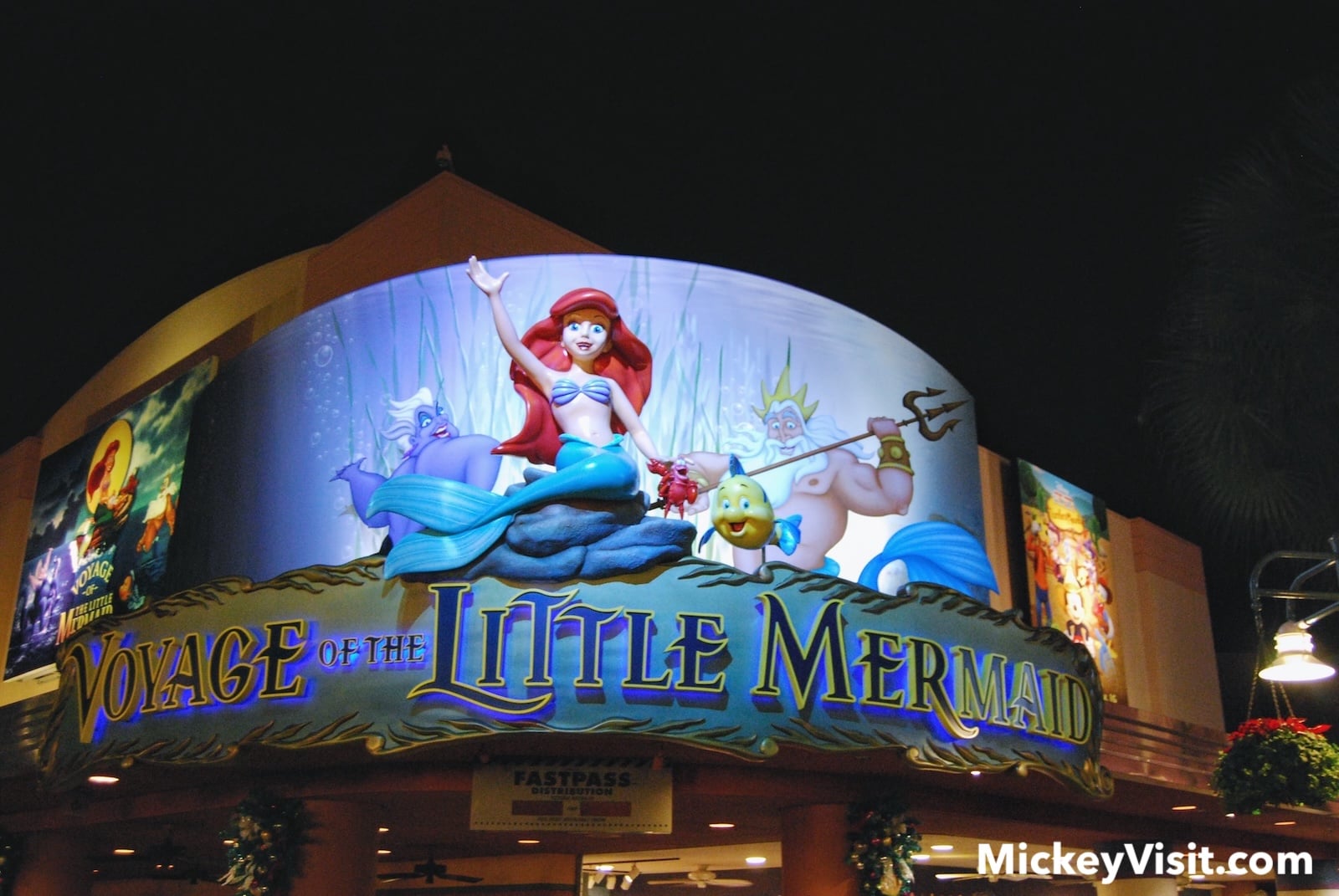 Voyage of the Little Mermaid sign