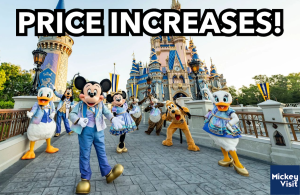 disney world ticket price increases