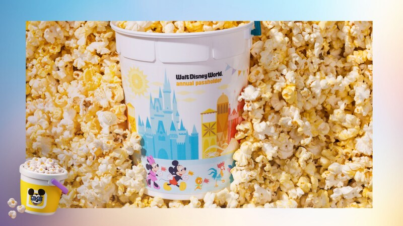 Disney World Passholder Popcorn Bucket