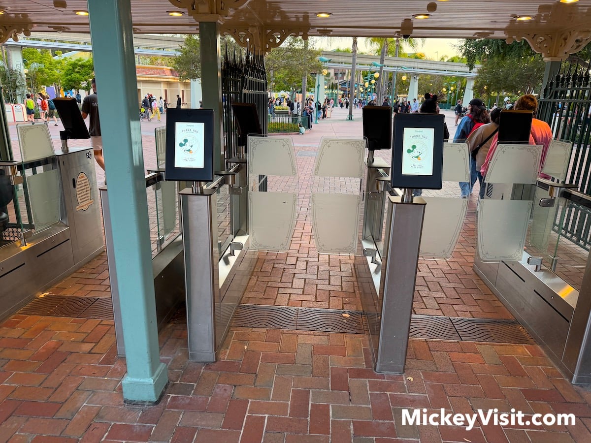 disneyland new entrance line