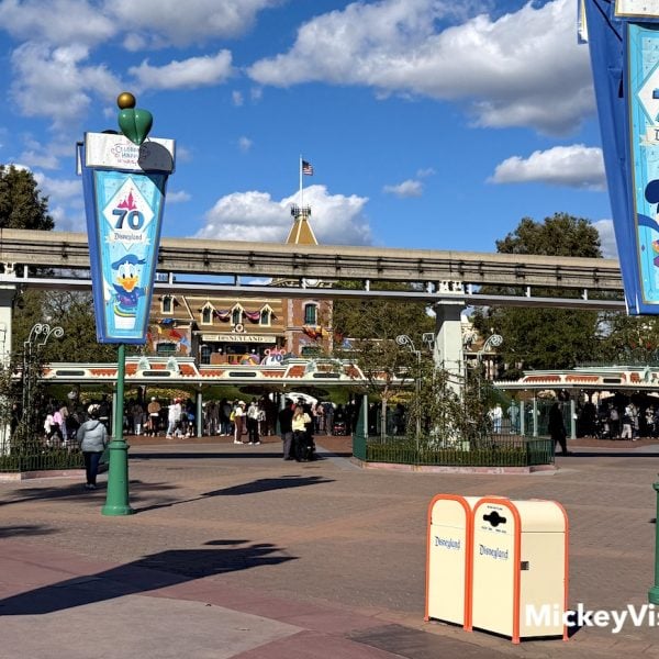 disneyland view from downtown disney