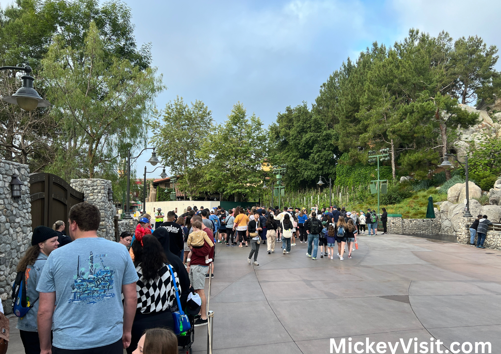 Rope drop Disneyland