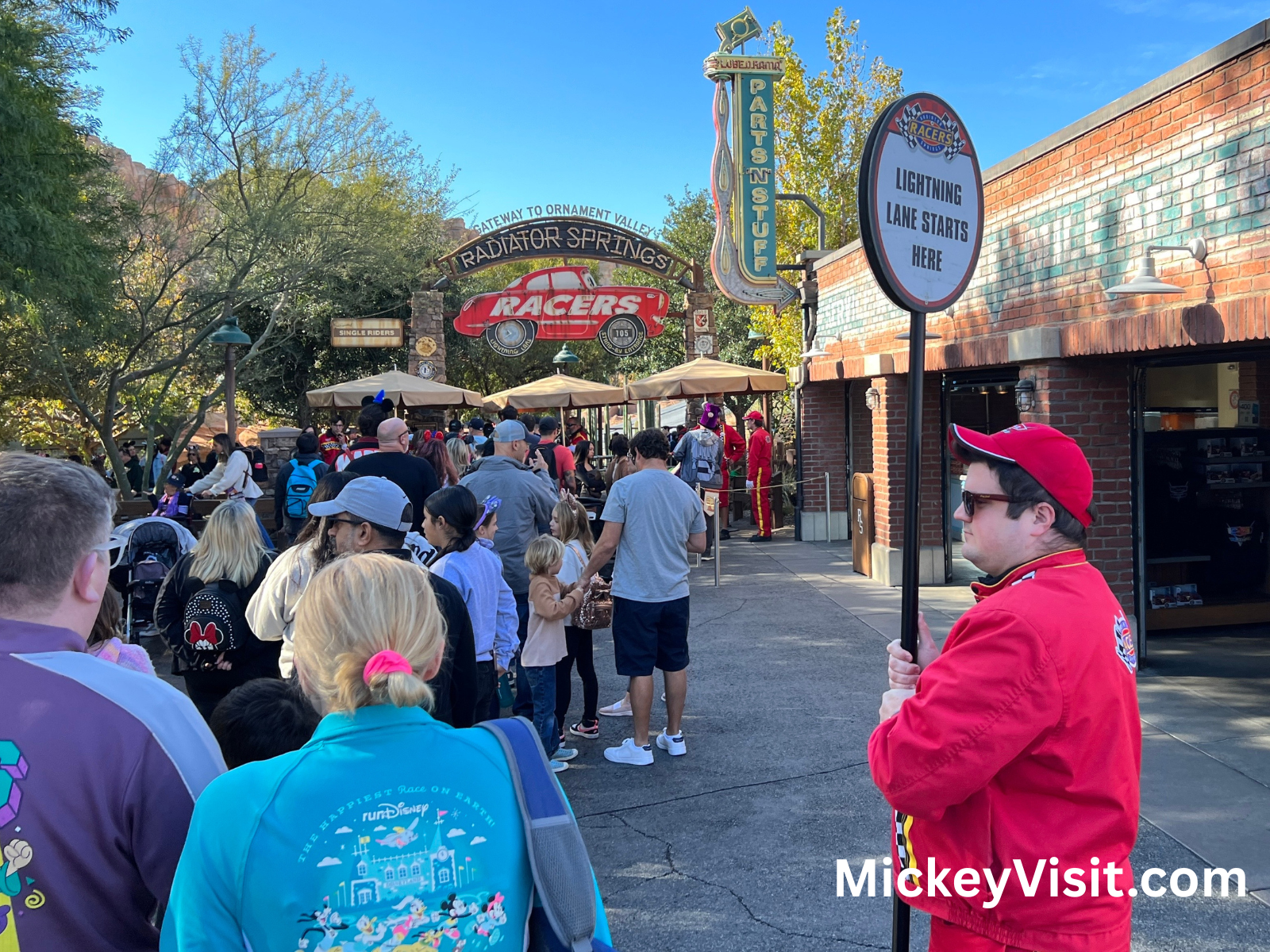 rope drop Disney California Adventure