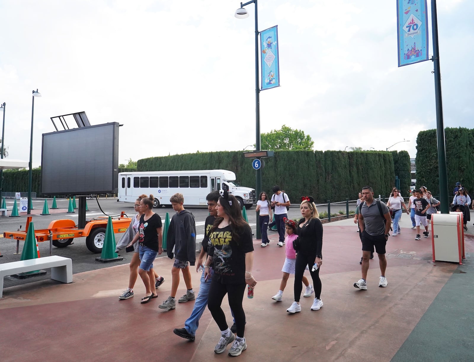 new Grove Transit shuttles in Anaheim area