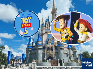 magic kingdom with toy story images