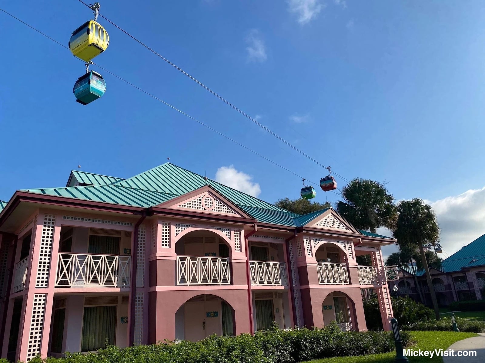 Disney World Caribbean Beach Resort Skyliner
