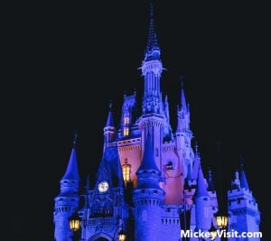 Cinderella Castle at night