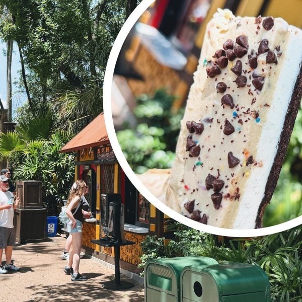 Cookie Dough Brownie Ice Cream Sandwich