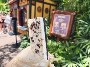 Cookie Dough Brownie Ice Cream Sandwich