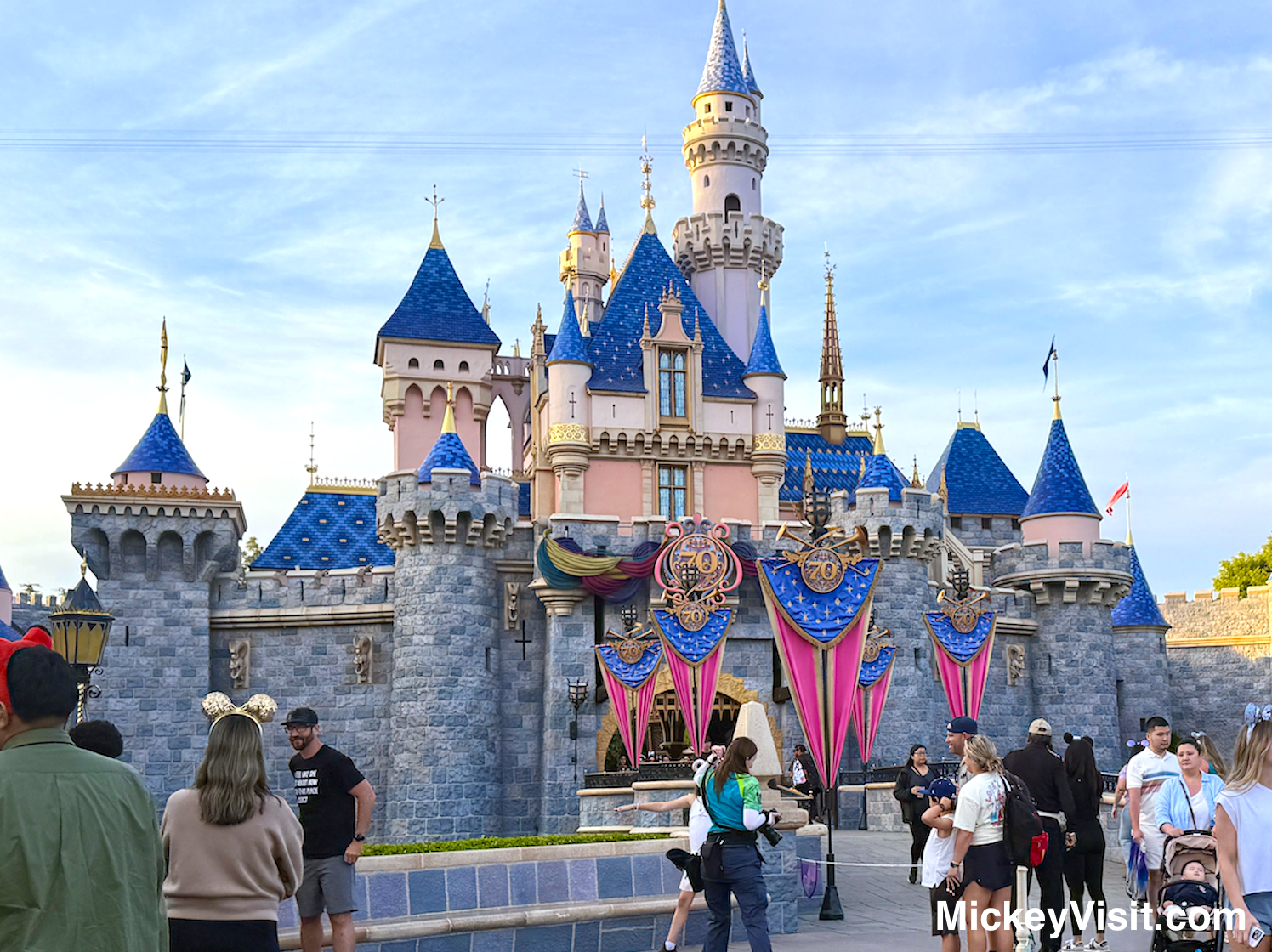 Disneyland Sleeping Beauty Castle 70th