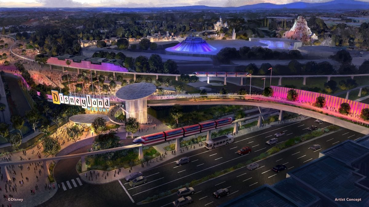 Disneyland entrance concept art