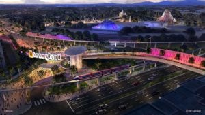 Disneyland entrance concept art