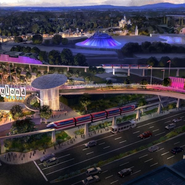 Disneyland entrance concept art
