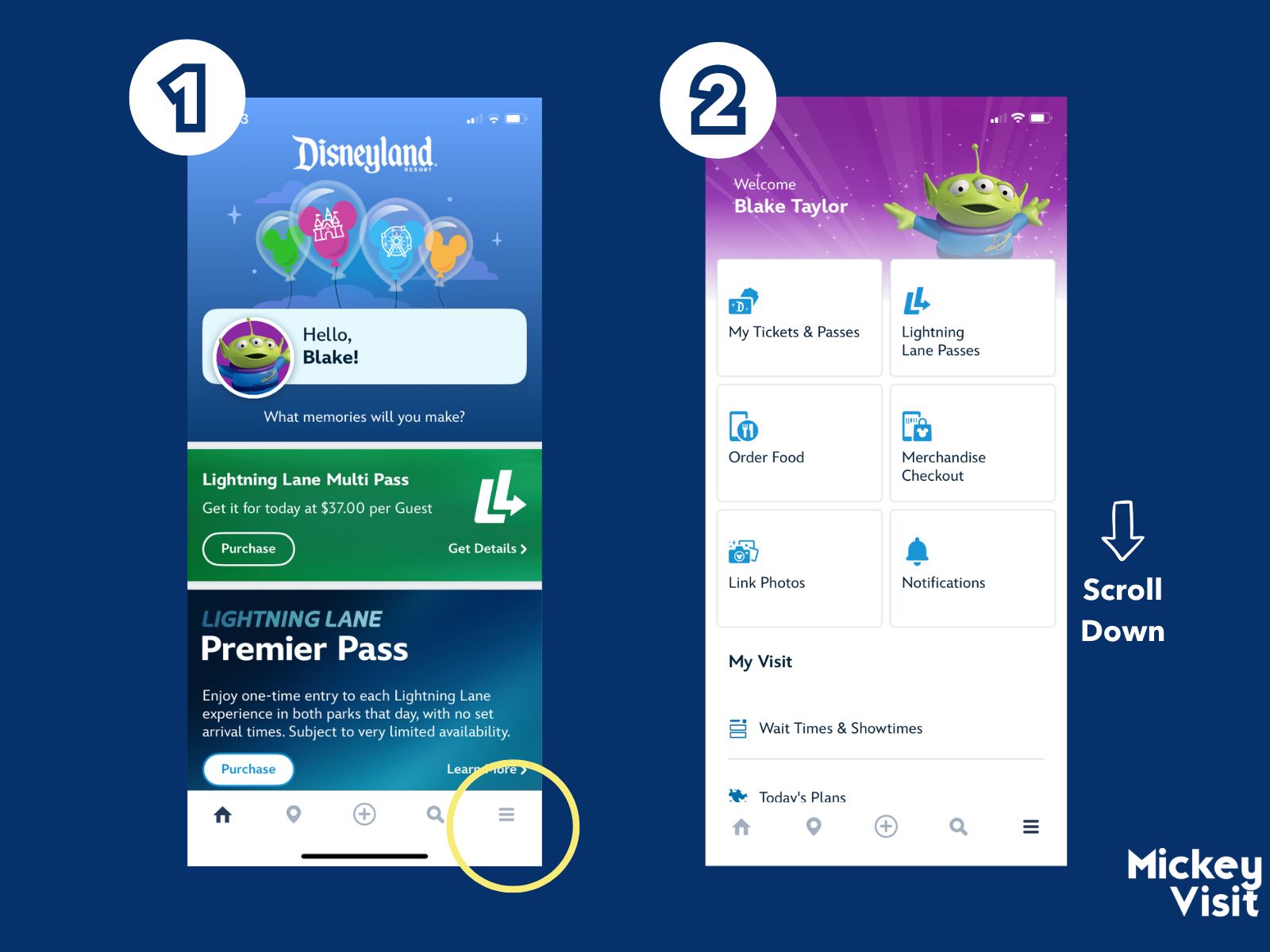 Disneyland app park reservations