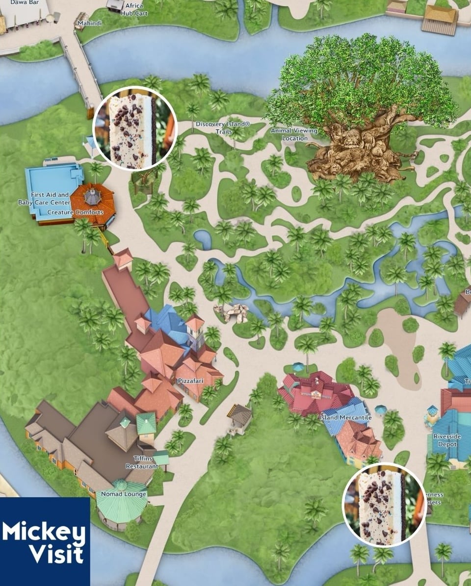 Cookie Dough Ice Cream Sandwich map