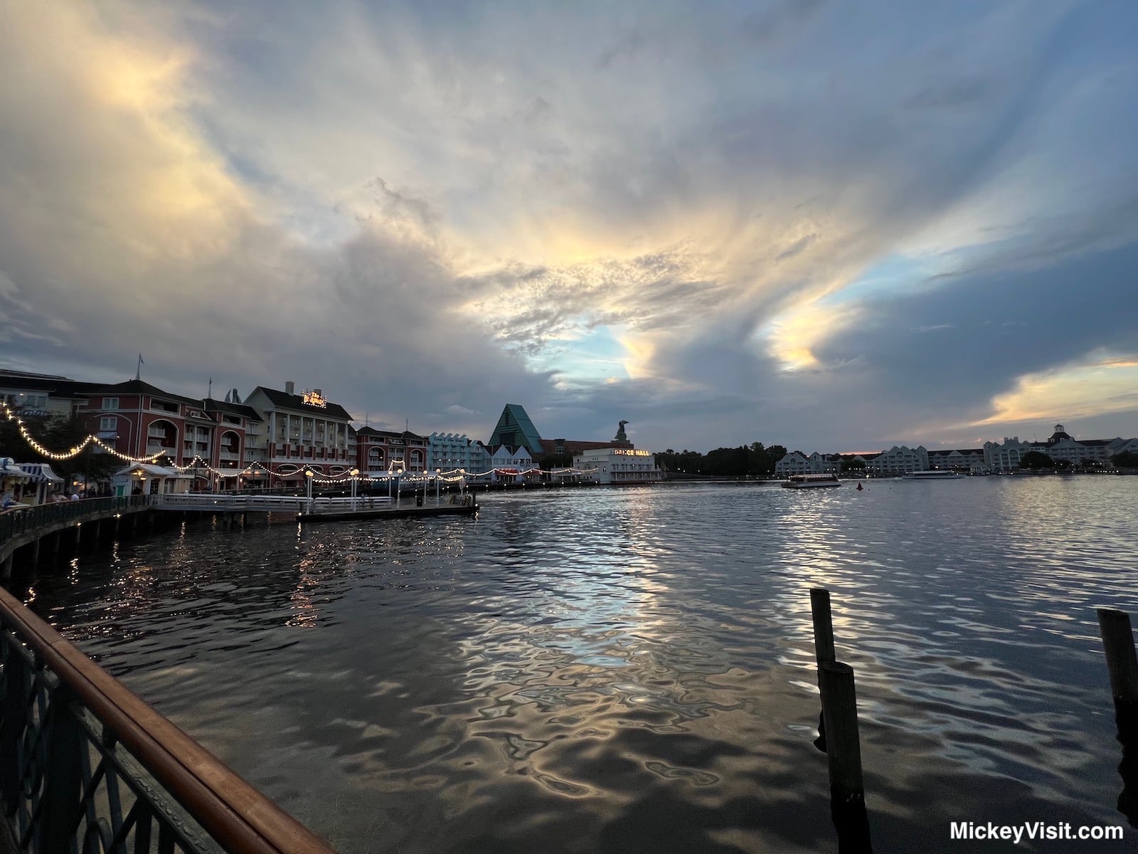 Disney World Boardwalk water view