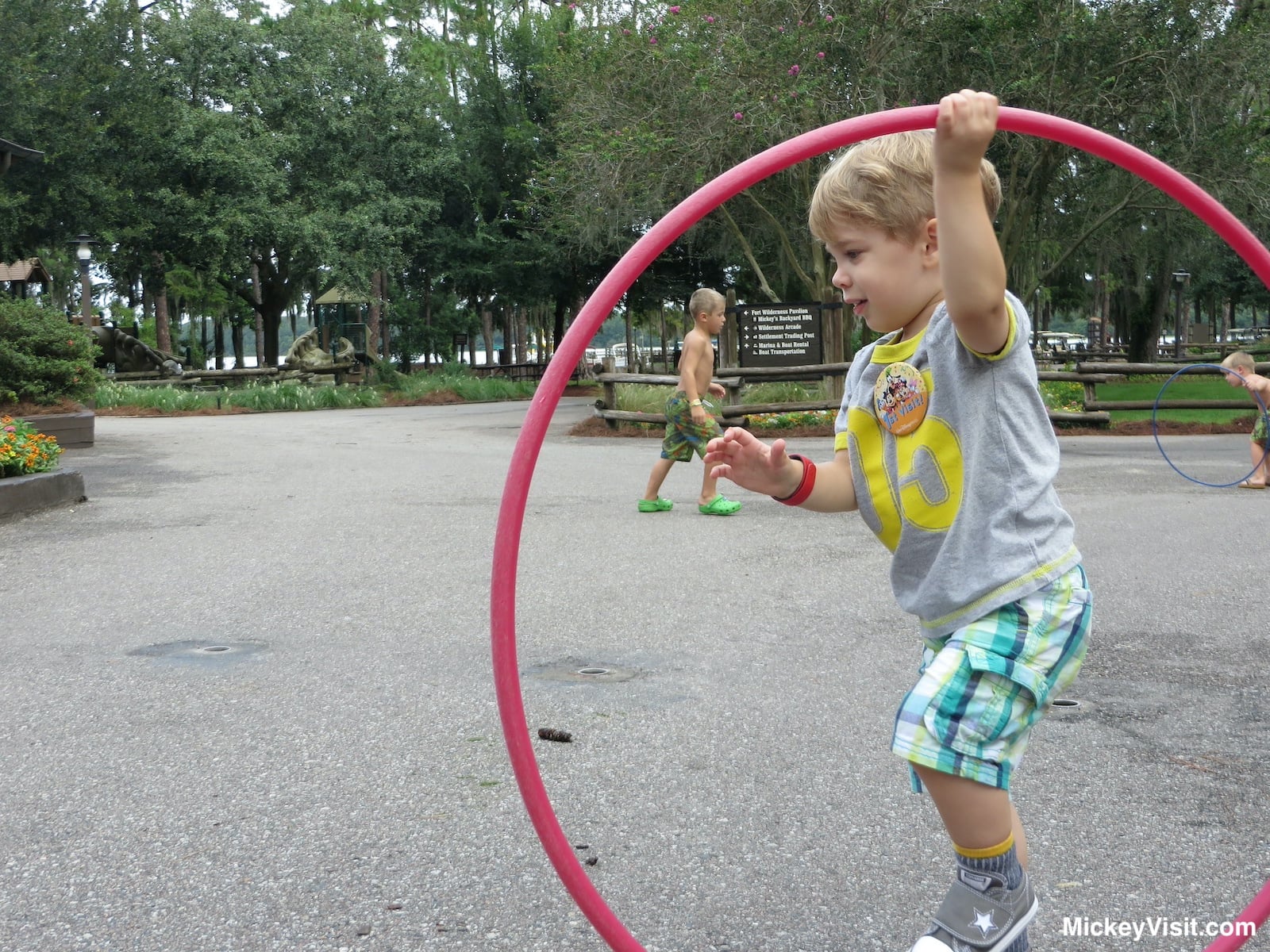 Fort Wilderness Disney World children playing