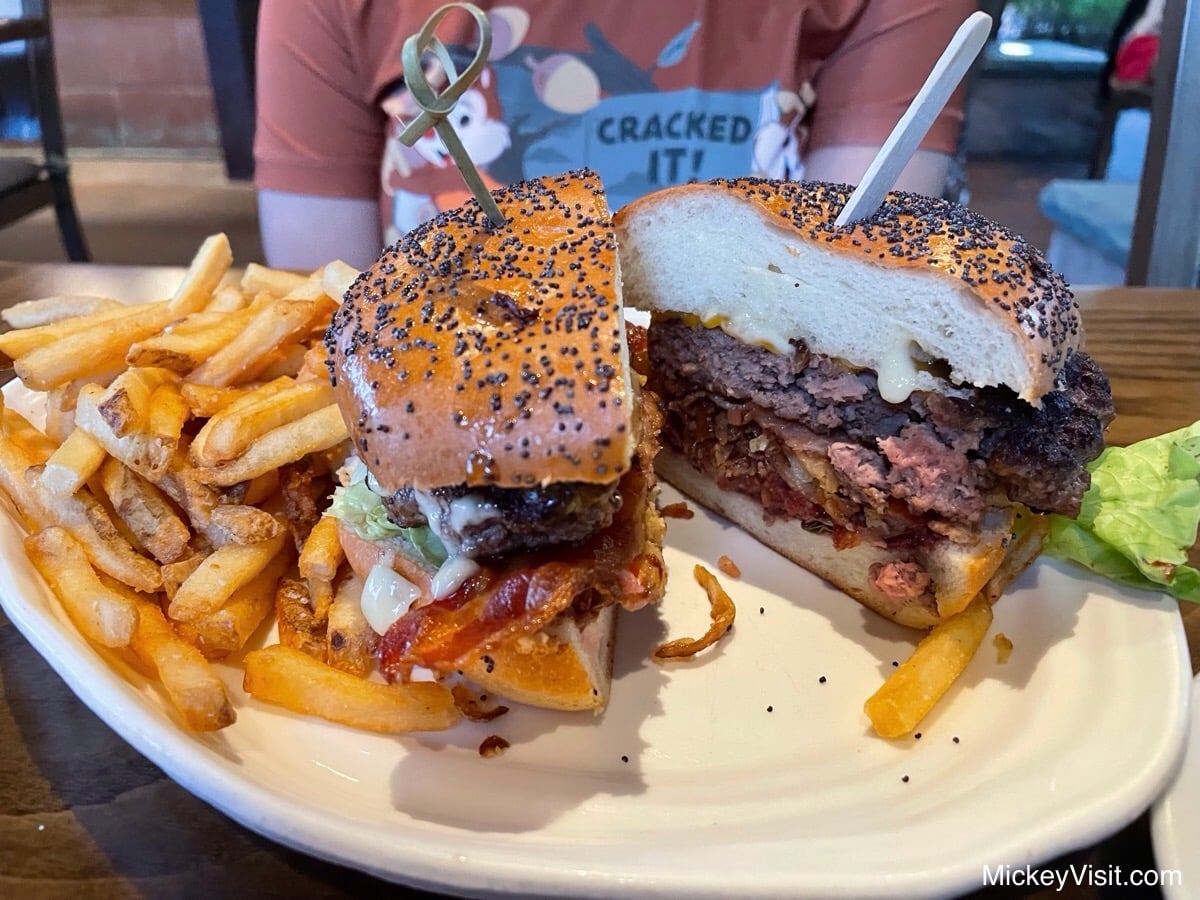 Bison Cheeseburger