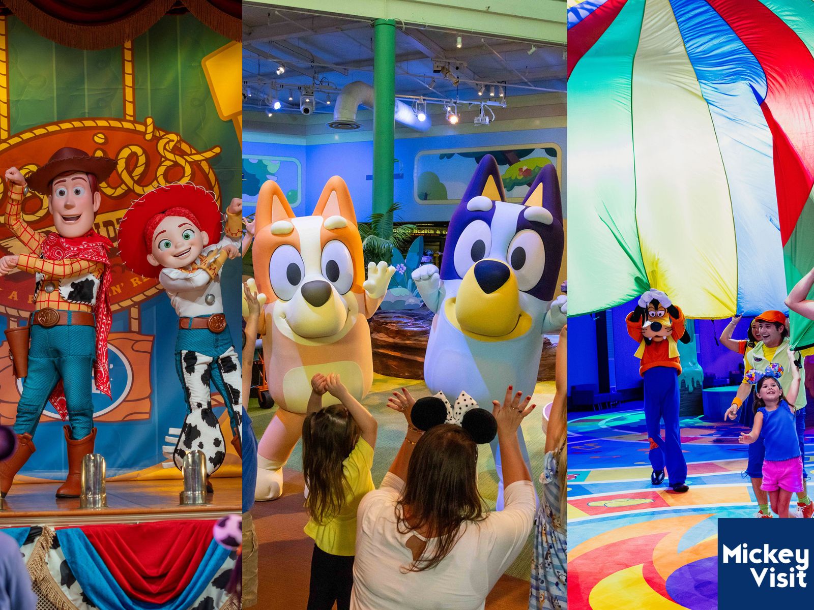 Wooyd, Jessie, Bingo, Bluey, Goofy