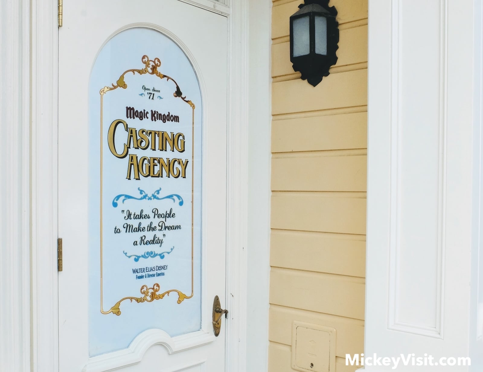 Magic Kingdom casting door
